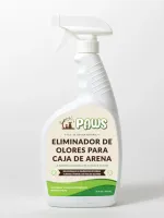 Imagen de la botella del producto Eliminador de olores para caja de arena de PAWS